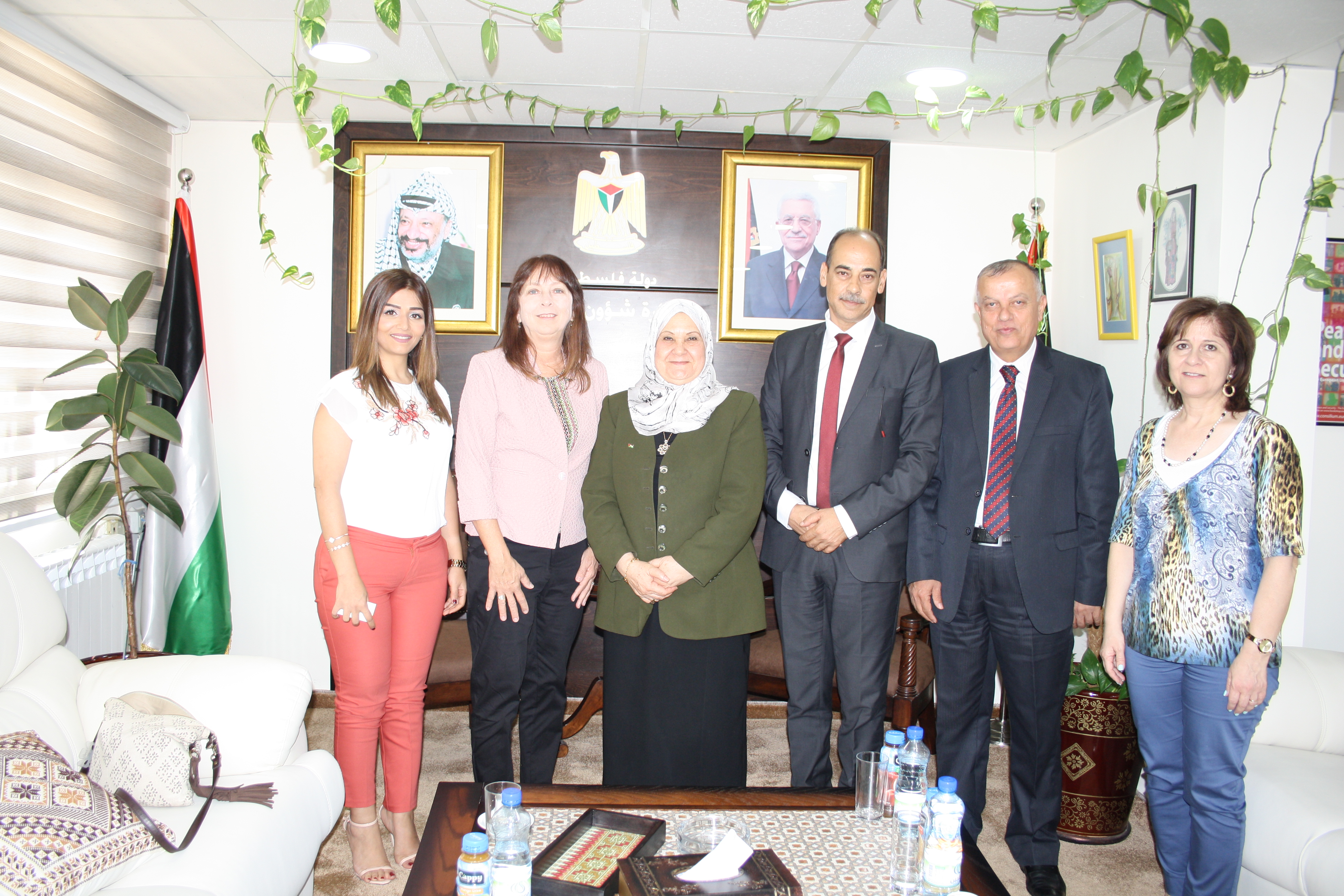 وزارة شؤون المرأة تستقبل المديرة الجديدة لبرنامج تعزيز العدالة الفلسطينية